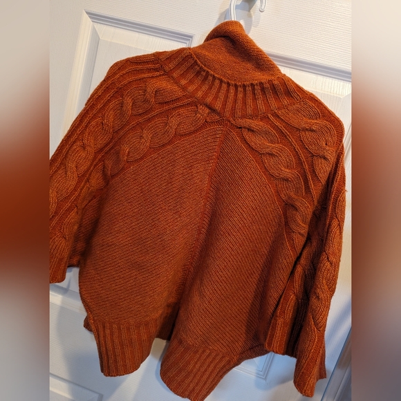 💙 MEXX 💙 Rust / Burnt Orange Short Cardigan - Picture 2 of 6